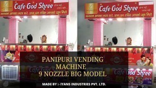 'PANIPURI VENDING MACHINE|| STREET FOOD CART|| GOLGAPPA MACHINE|| PANIPURI WATER FILLING MACHINE ||'