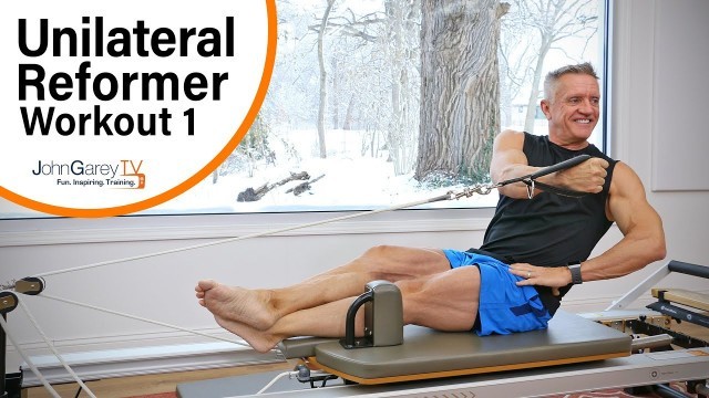 'Unilateral Pilates Reformer Workout - 15 Minutes'