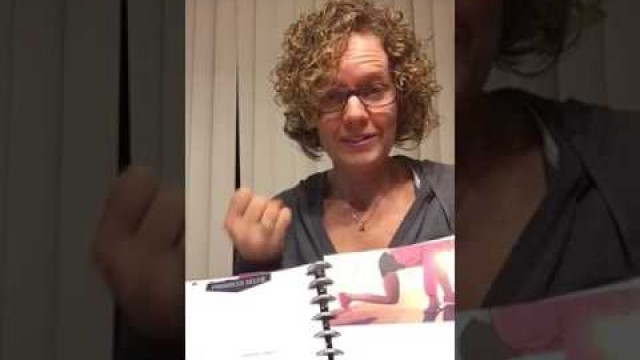 'Track your goals in a fitness planner'