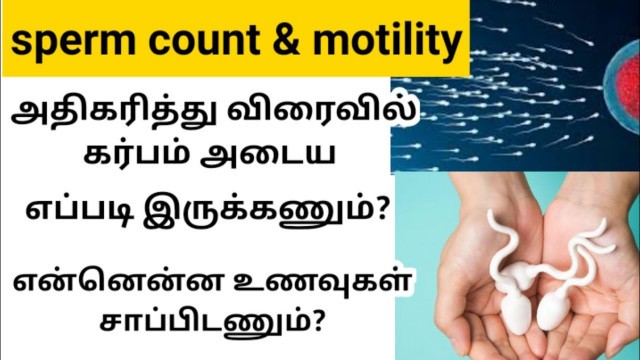 'how to increase sperm count in tamil | how to increase sperm motility in tamil'