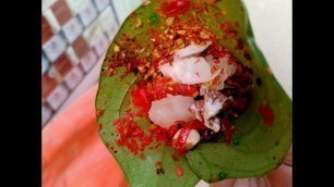 'Shahi Meetha Paan | Masala Paan | Street Food Cart'