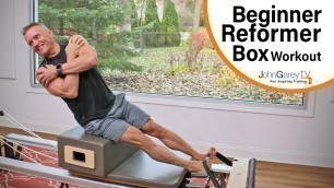 'Beginner Pilates Reformer Box Workout - 15 Minute'