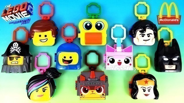 '2019 McDONALD\'S LEGO MOVIE 2 THE SECOND PART HAPPY MEAL TOYS FULL SET 10 KID ASIA EUROPE US UNBOXING'