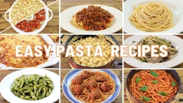 '10 Easy Pasta Recipes'