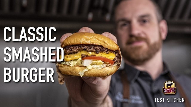 'Better Than Fast Food! Classic Smash Burger Recipe'