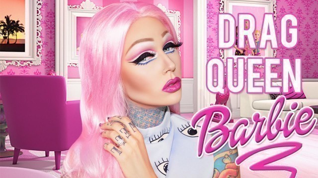 'Urban Decay Contest + Drag Queen Barbie Makeup | KristenLeanneStyle'