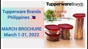 'Tupperware March Brochure 2022 Philippines (2pages 1view)'