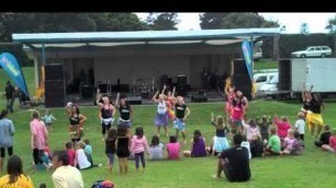 'HOT HULA Fitness Demo 25 Mar 2012 Gisborne New Zealand'