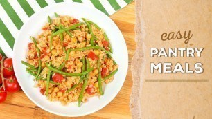 '3 EASY Pantry Meals | Dinner Made Easy'