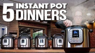 '5 INSANELY DELICIOUS YET INSANELY EASY INSTANT POT DINNER RECIPES | SAM THE COOKING GUY'