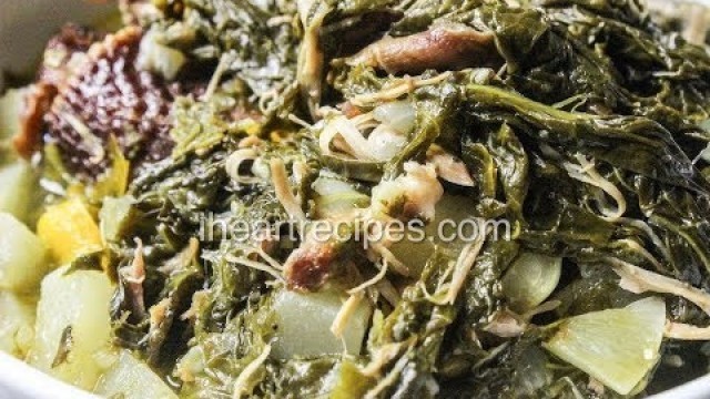 'Soul Food Turnip Greens - How to cook turnip greens - I Heart Recipes'