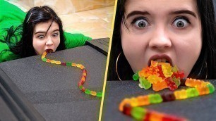 'Gummy Bears Challenge! Gummy Bears Hacks!'