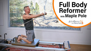 'Full Body Pilates Reformer Workout with Maple Pole'