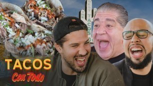 'Joey Diaz Talks Getting Heckled While Eating Tacos with Brendan Schaub | Tacos Con Todo'