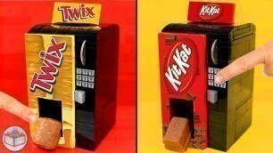 'How to Build Custom LEGO Vending Machines | Kit Kat, Twix, Snickers'