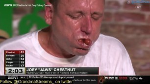 '2020 Nathan\'s Hot Dog Eating Contest FULL CONTEST Joey Chestnut NEW WORLD RECORD 75 DOGS 13TH TITLE'