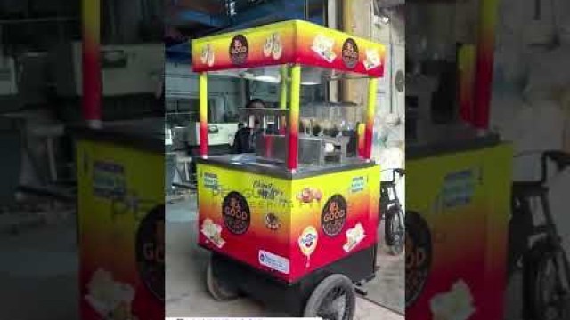 'New Cart Model of 2022 || Bhel puri machine | Hygienic street food #small business #hygenic food #PE'