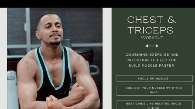 'Fitness Motivation| Chest and Tricep workout | Fitness Marshall | Fitness Blender'