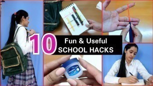 'Clever School Hacks You Must Try | Teenage School & College Hacks'