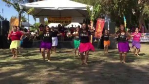 'HOT HULA fitness at Cambodian Town new year festival 2015.  Khmer Arts Academy'