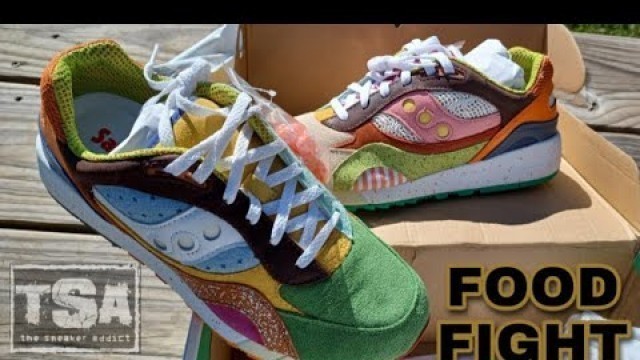 'Saucony food fight shadow 6000 sneaker is EPIC! Detailed look'