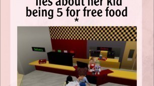 'Fake being 5 for free food meme #meme #robloxmeme #roblox #mcdonalds'