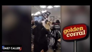 'FOOD FIGHT: Golden Corral Breaks Out Into A Massive Brawl'