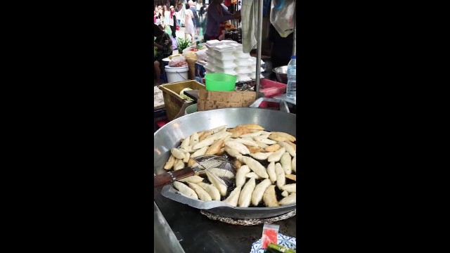 'Thailand street food - fish cake'