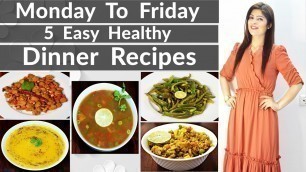 '5 Fast Weight Loss Dinner Recipes In Hindi | 5 Easy Dinner| Lose 20 kg Weight Fast |Dr.Shikha Singh'