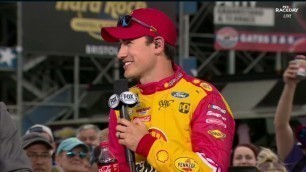 'JOEY LOGANO PRE RACE INTERVIEW - 2022 FOOD CITY DIRT RACE NASCAR CUP SERIES AT BRISTOL DIRT'