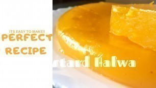 'Easy To Make Custard Halwa Recipe In Malayalam/Rejee\'s Food Diaries'