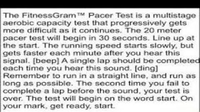 'The Fitness Gram Pacer Test And We Are Number One (Minecraft)'