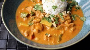 'Peanut Curry Chicken  - How to Make Chicken with Peanut Curry Sauce'