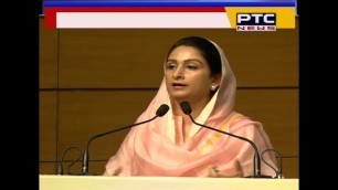 'Union Minister Harsimrat Badal speaks about World Food India 2017'