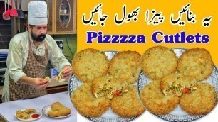 'Pizza Cutlets Recipe | Kids Snacks Recipes | BaBa Food RRC'