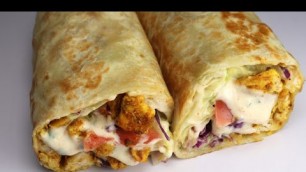 'Chicken Wrap, Quick And Easy Recipe By Recipes of the World'