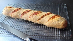 'Salami Bread - How to Make a Stuffed Bread Recipe'