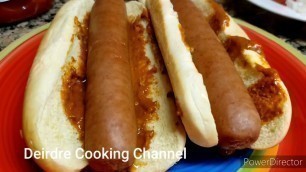 '#Deirdreclemons #SoulFood #ChiliCheeseDog #Cook  Pt2 Texas Chili Cheese Dog #mukbang #cookingchannel'