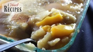 'Peach Cobbler Soul Food Style - I Heart Recipes'