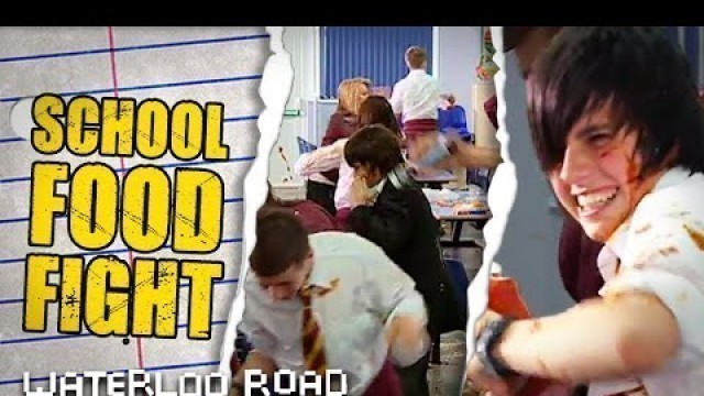 '\'Breakfast Club\' turns into full-scale FOOD FIGHT! | Waterloo Road'