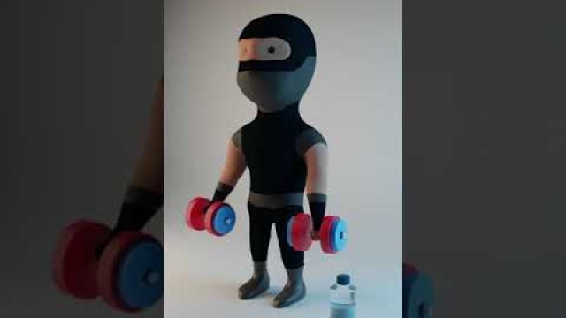 'Chibi Ninja Animation - Blender'