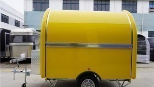 'street food truck cooking trailers mobile catering van dining cart'