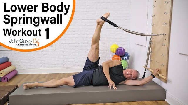 'Lower Body Spring Wall Workout'