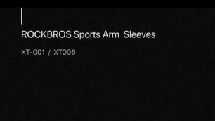 'ROCKBROS Ice Fabric Breathable UV Protection Running Arm Sleeves Fitness Basketball Elbow Pad Sport'