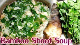 'Easy Asian Khmer  Cooking food recipe, Bamboo Shoot Soup'