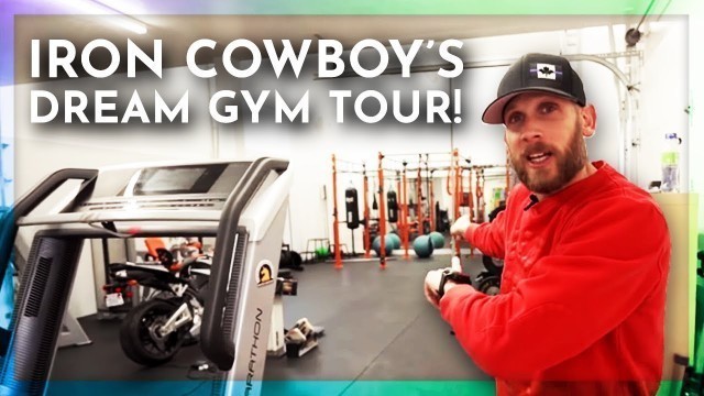 'The Iron Cowboy\'s Dream Home Gym Tour | Pain Caves | Triathlon Taren'