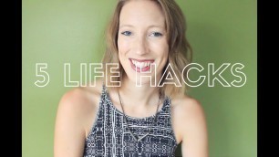 '5 LIFE HACKS | cityloveee'