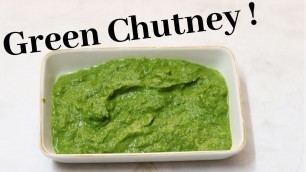 'The famous Green Chutney | Chutney from street food | sandwich chutney | Food Cart'