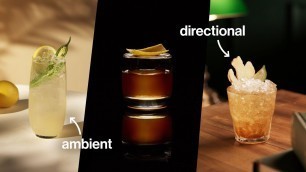 'How Do You Shoot Cocktails?  | Food Lighting Tips'