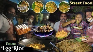 'Uncle Angadi Famous EGG RICE & EGG CHILLI | Street FOOD CART'